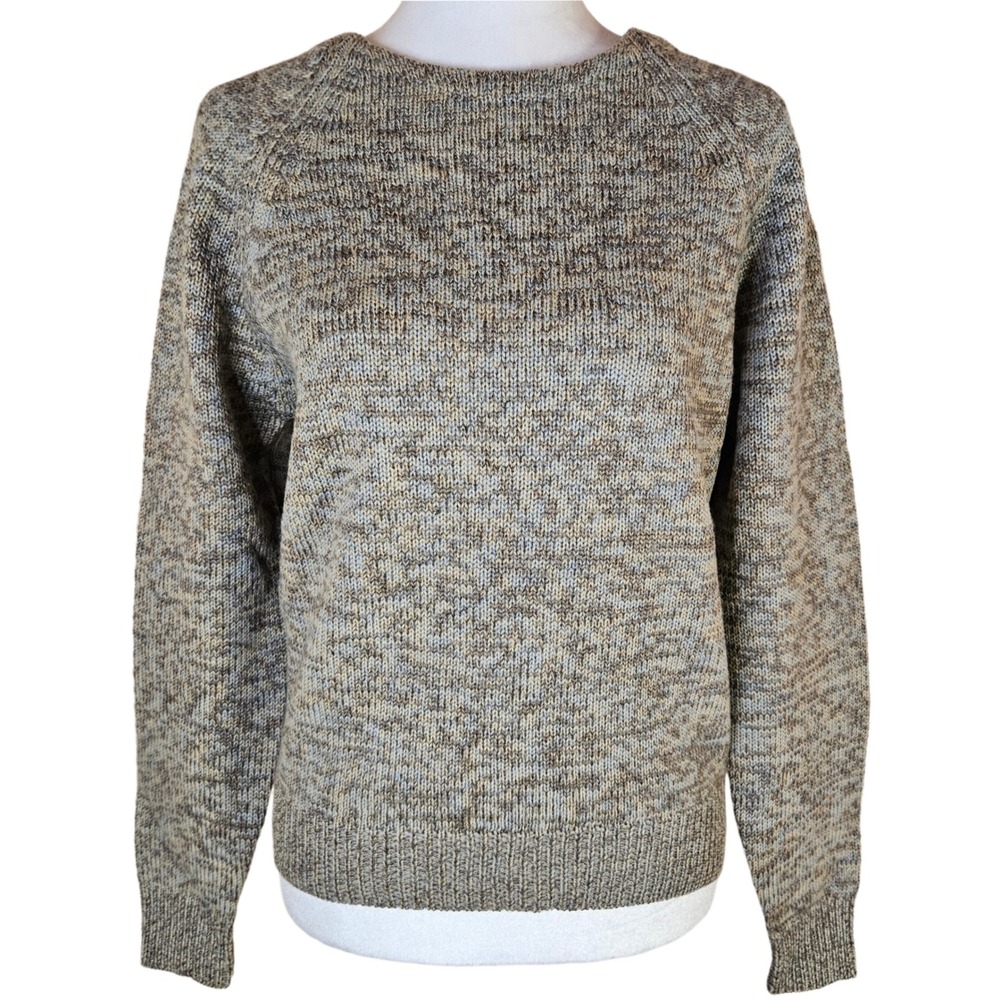 Country Suburbans Wool Blend Marled Sweater Women's Large Grandpa Cottagecore